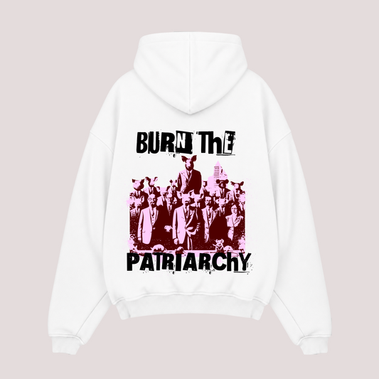 Oversized Hoodie "BURN THE PATRIARCHY"