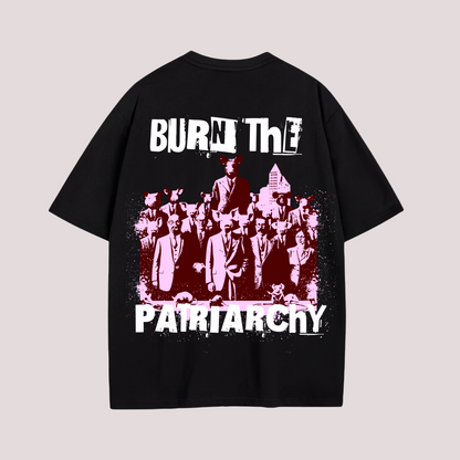 Oversized Shirt "BURN THE PATRIARCHY"