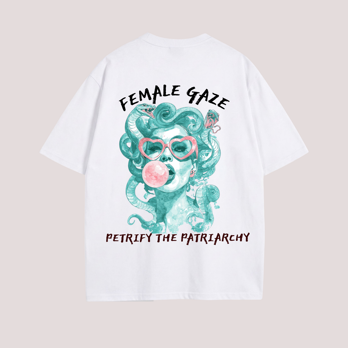 Oversized Shirt "FEMALE GAZE"