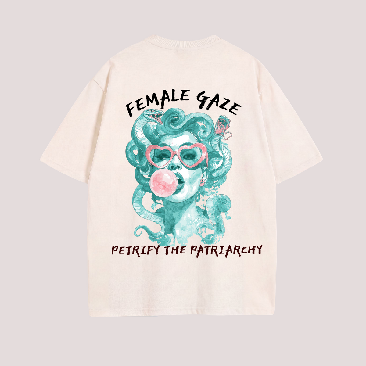 Oversized Shirt "FEMALE GAZE"