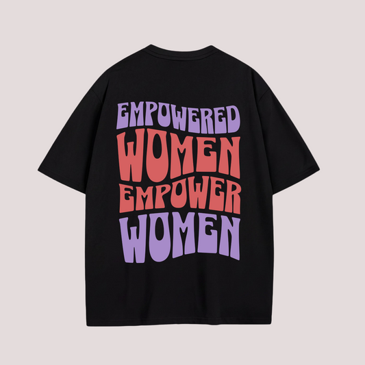 Oversized "Empowered Women" Shirt