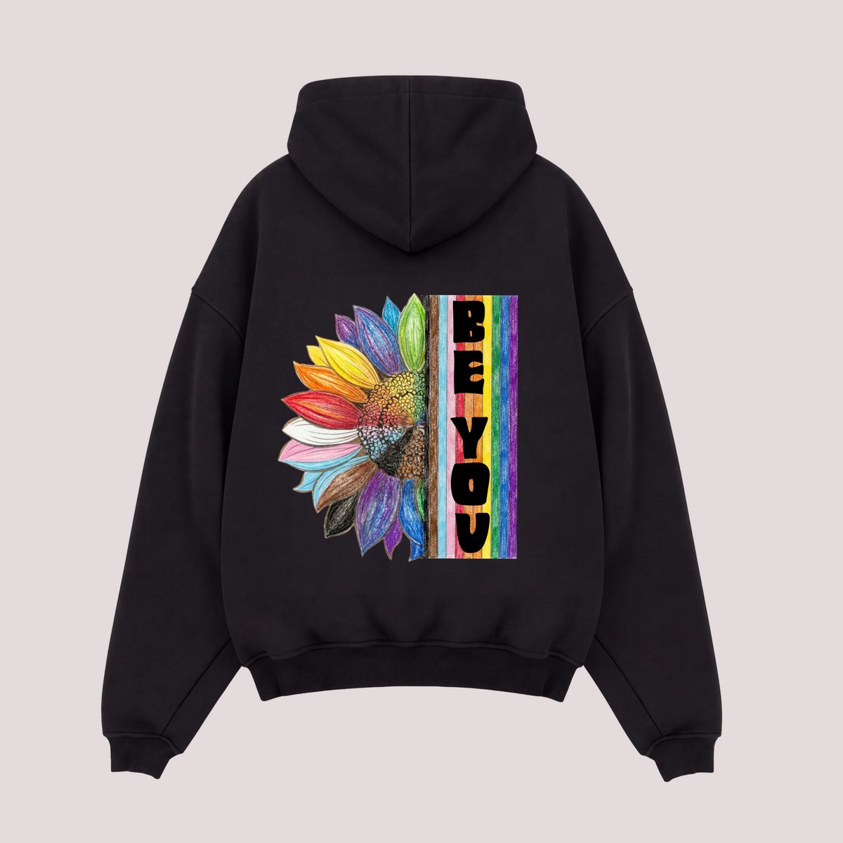 Oversized Hoodie "BE YOU"