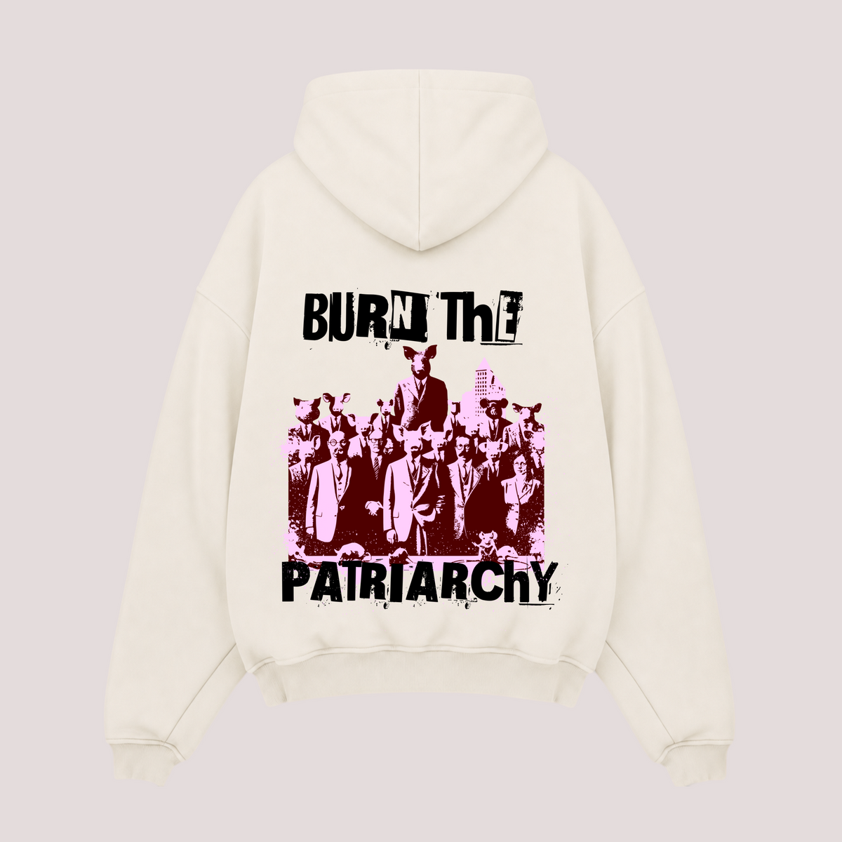 Oversized Hoodie “BURN THE PATRIARCHY“
